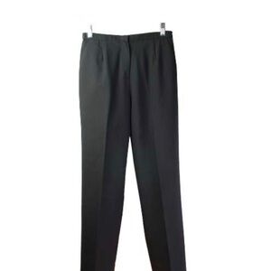 Black Dress Trousers with Straight Leg and Comfortable Fit